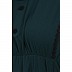 Loose fit Crinkle abaya - Bottle Green